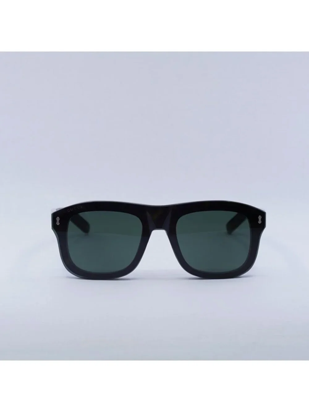 Gucci GG1712S 002 Sunglasses Havana Square Frame, Clear with Clip-On Lenses